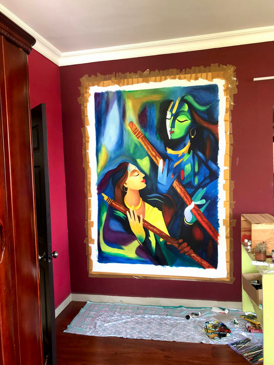 Radha Krishna 6 ft × 4 ft