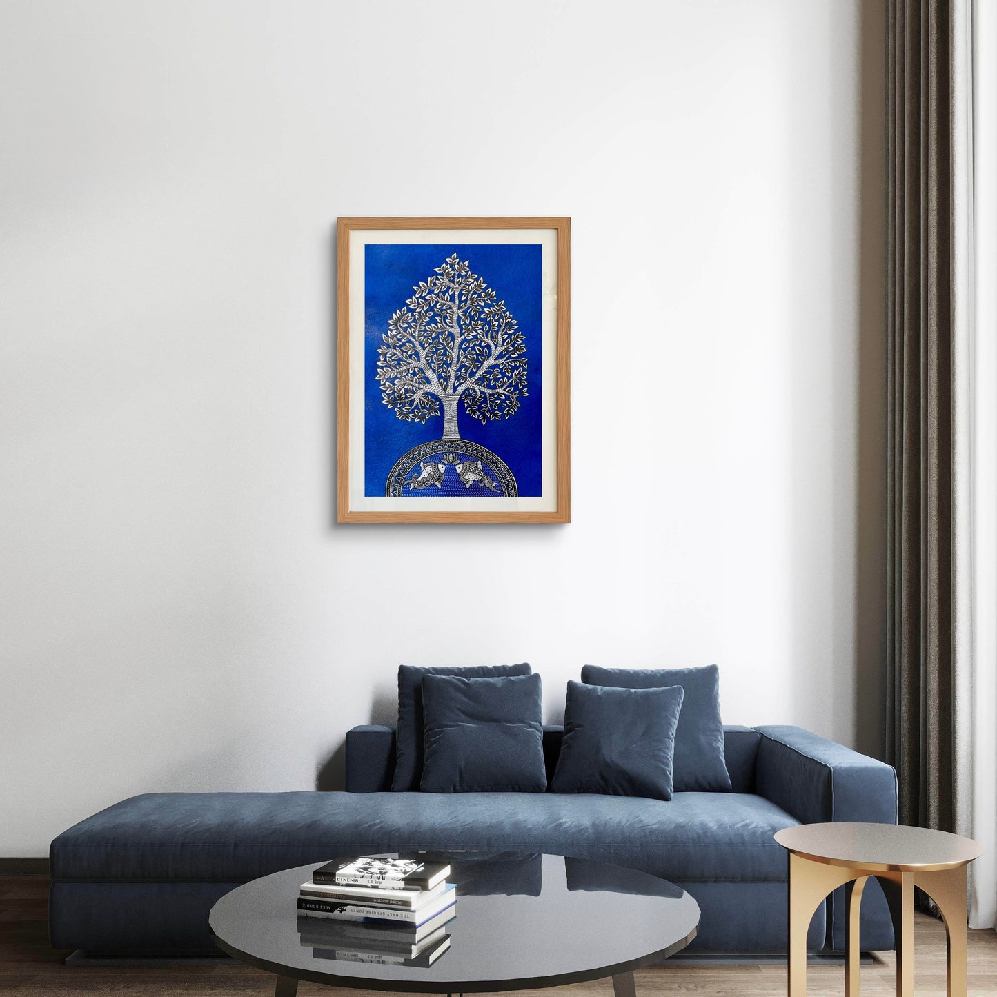 Tree of Life – Twin Fishes (18 × 24 inches)