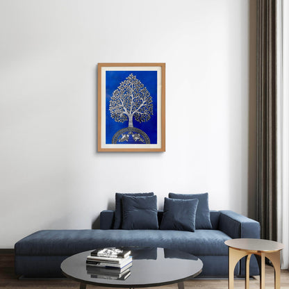 Tree of Life – Twin Fishes (18 × 24 inches)