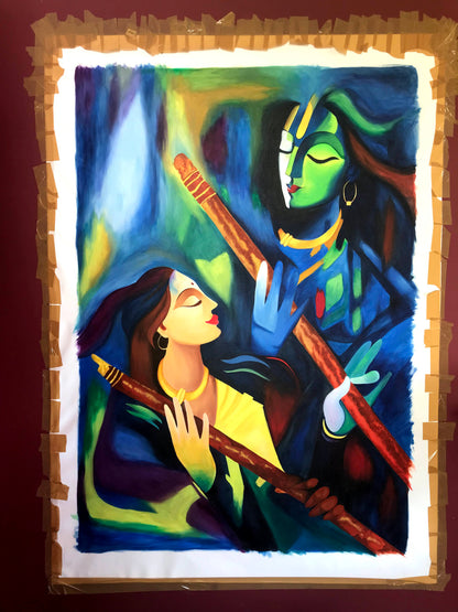 Radha Krishna 6 ft × 4 ft