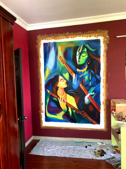 Radha Krishna 6 ft × 4 ft