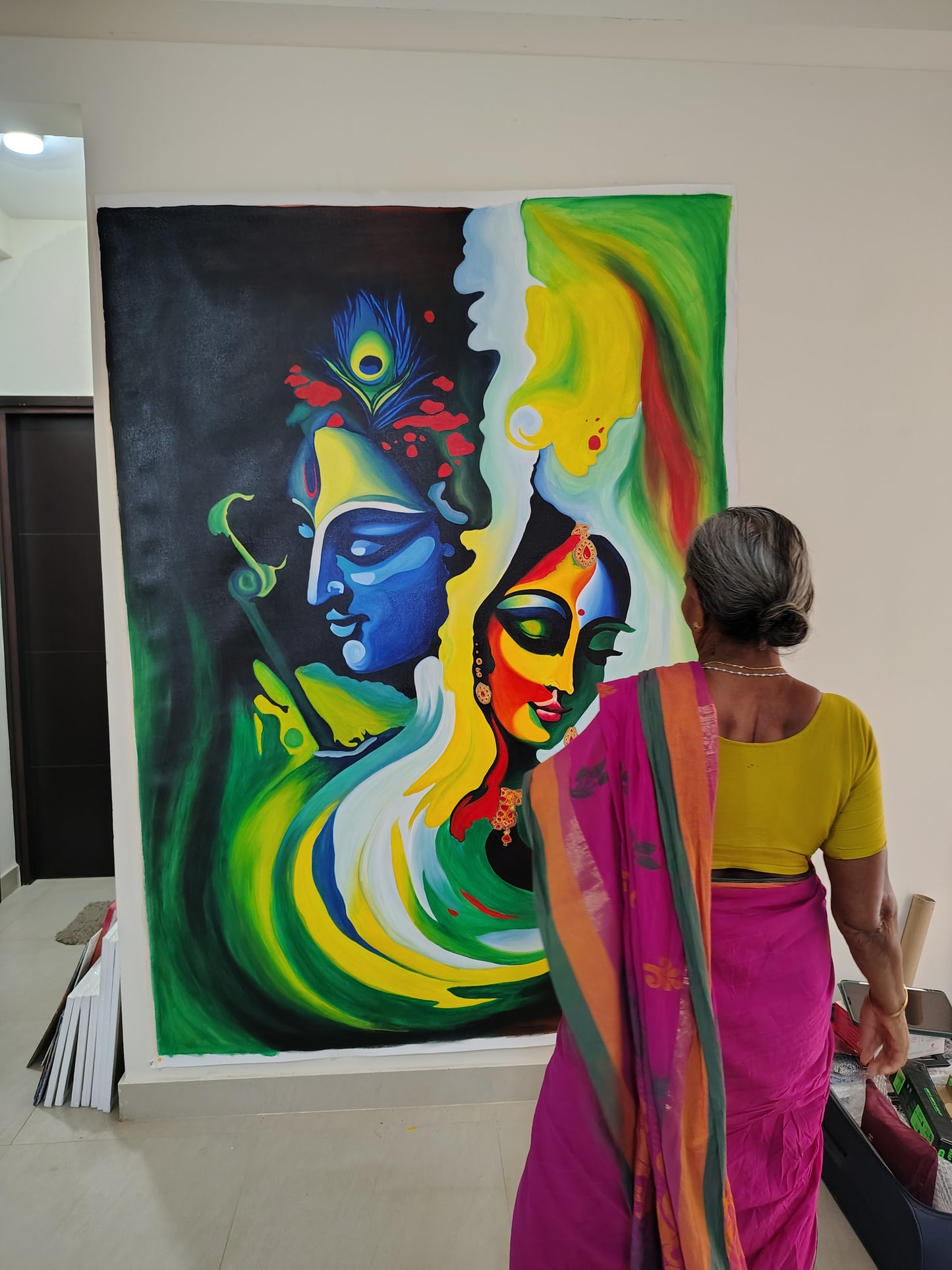 Radhe Shyam (7ft x 5ft)