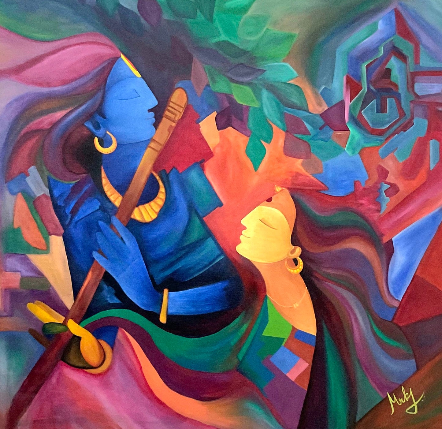 Shree Keshava (4ft x 4ft)