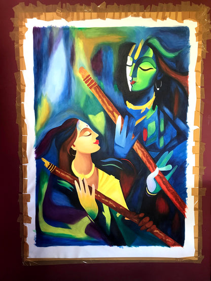Radha Krishna 6 ft × 4 ft