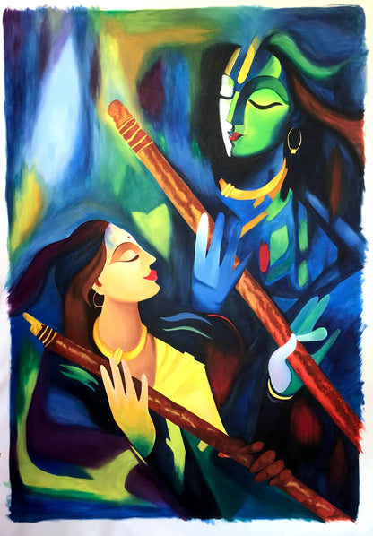 Radha Krishna 6 ft × 4 ft