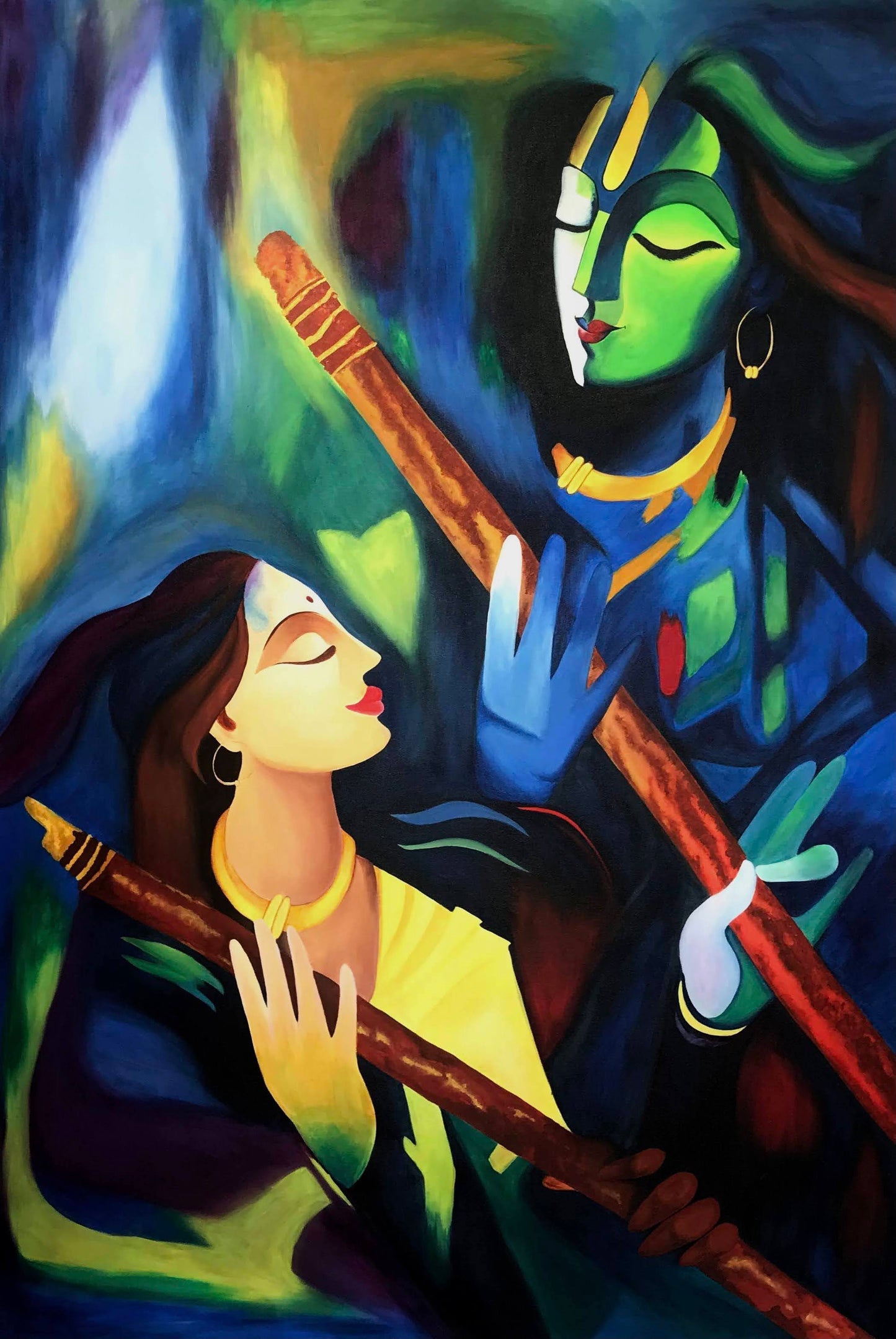 Radha Krishna 6 ft × 4 ft