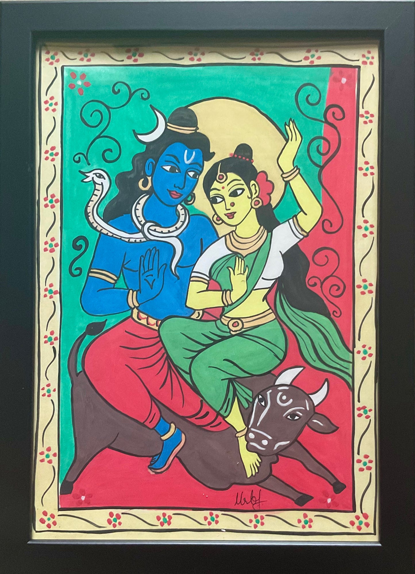 Shiva – Parvathi (A4)