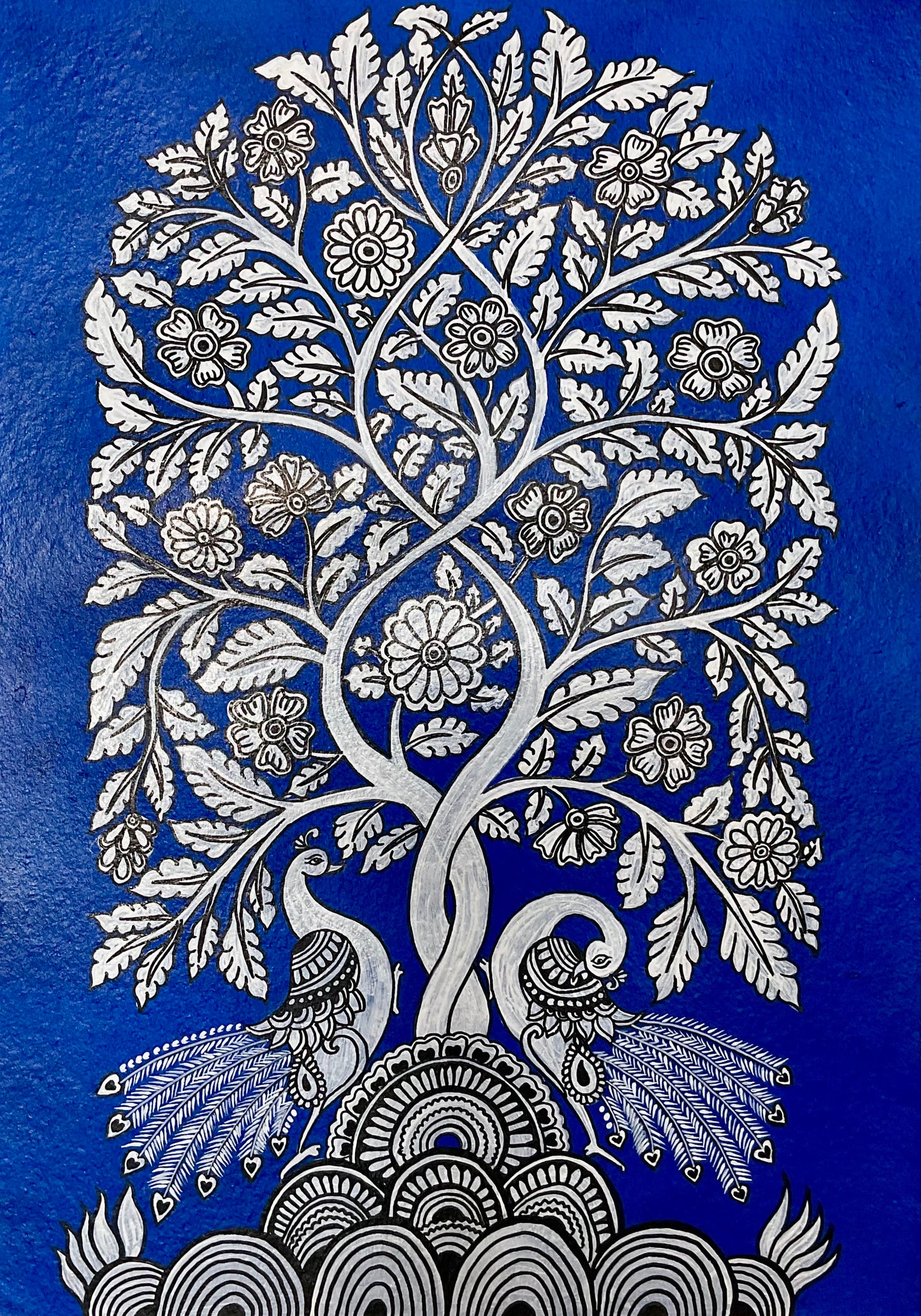 Title: Tree of Life – Twin Peacocks