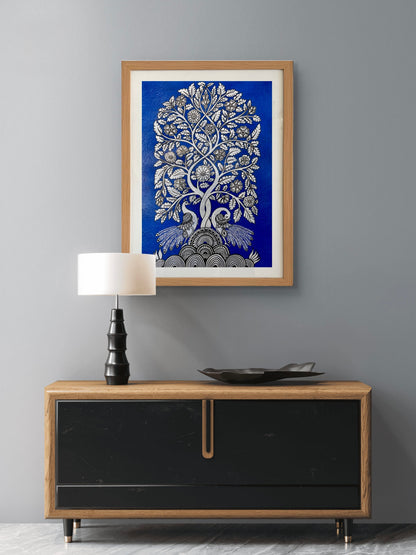 Title: Tree of Life – Twin Peacocks
