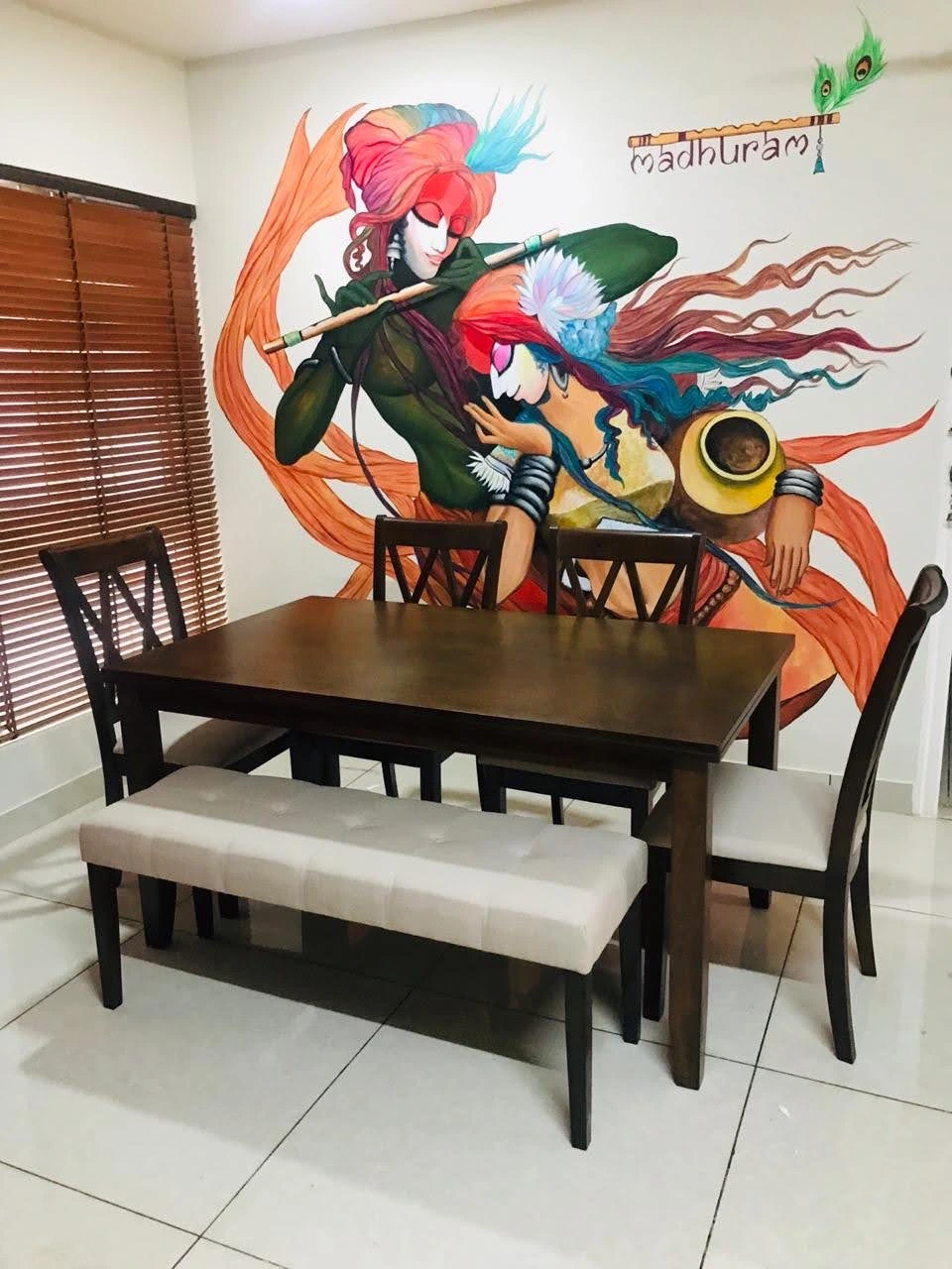 Radha Krishna 3 Original Acrylic Painting