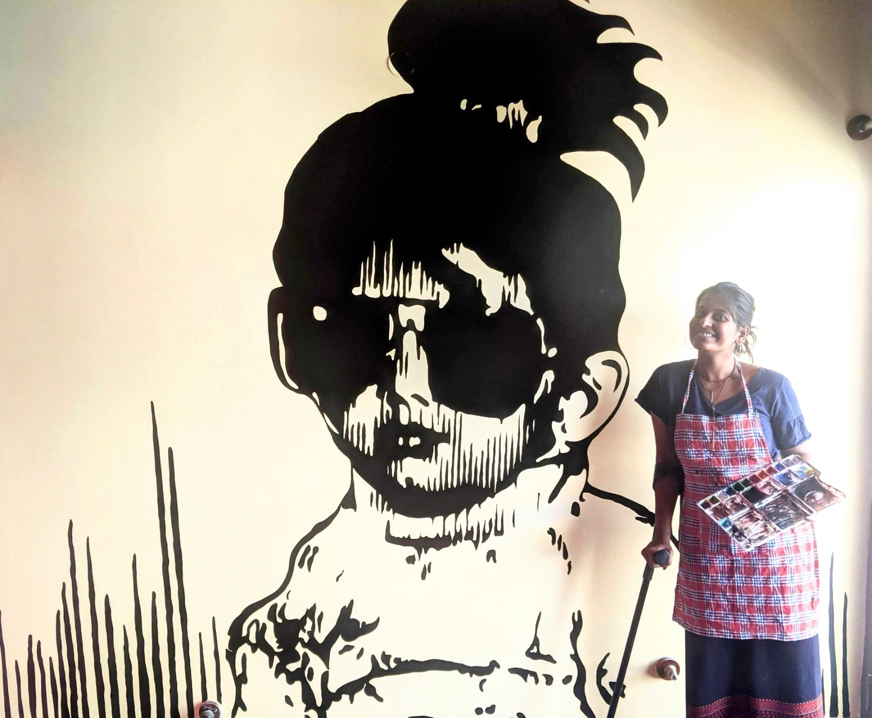 Contemporary style portrait wall Art