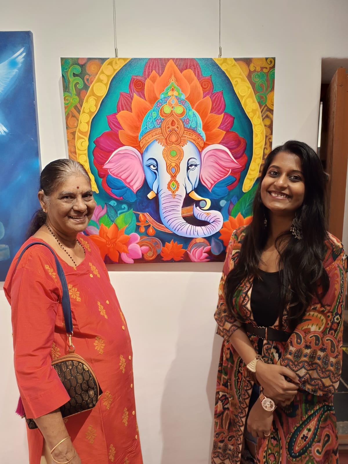 GaneshaBig Original Acrylic Painting