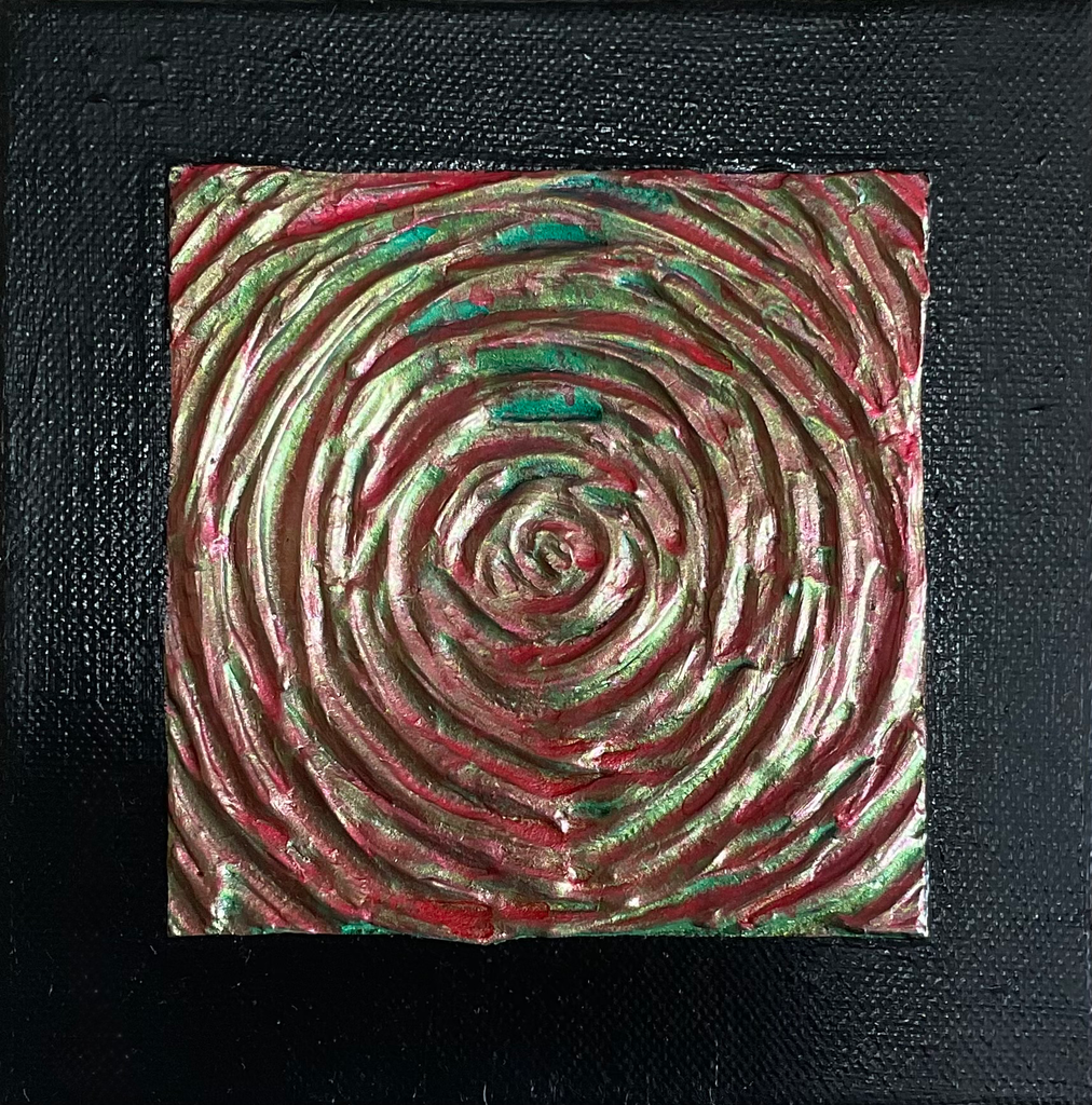 Colourful chaos 13 ( 6"x 6" )