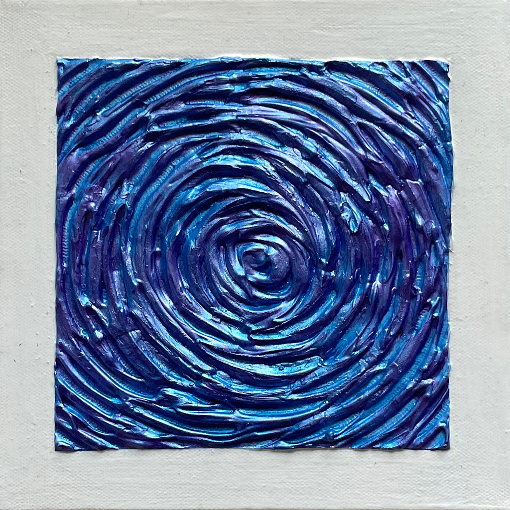 Colourful chaos 16 ( 8"x 8" )