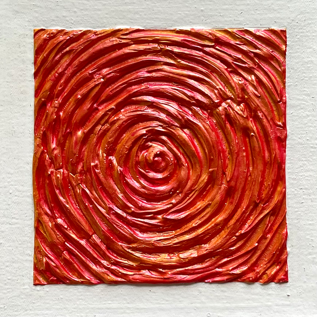 Colourful chaos 17 ( 8"x 8" )