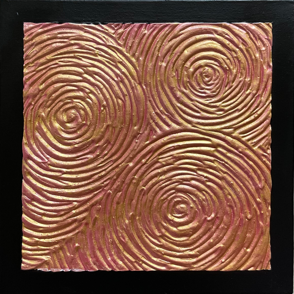 Colourful chaos 19 (12" x 12")