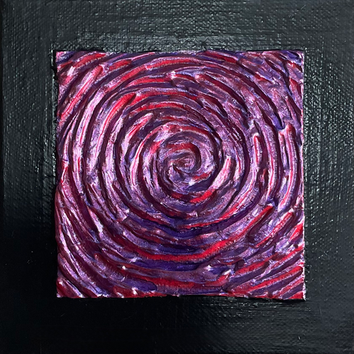 Colourful chaos 15 ( 6"x 6" )