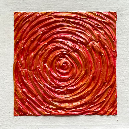 Colourful chaos 17 ( 8"x 8" )